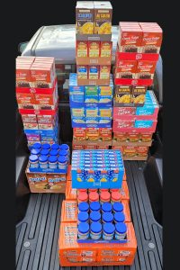 Food Contribution - Lower Brule Sioux Tribe, South Dakota