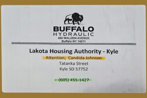 Contribution Shipment, Lakota Housing Authority - Kyle, Pine Ridge