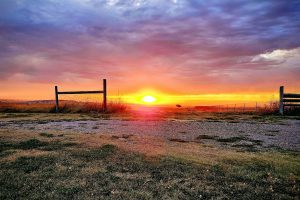 Sunrise Over Oglala Lakota Nation - Pine Ridge, South Dakota