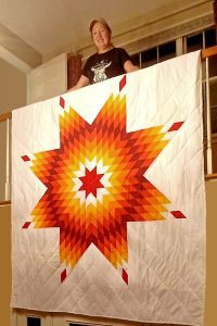 Lakota Star Quilt - Pine Ridge Reservation, South Dakota