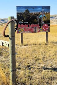 Oglala Lakota Nation, Entrance - Pine Ridge, South Dakota